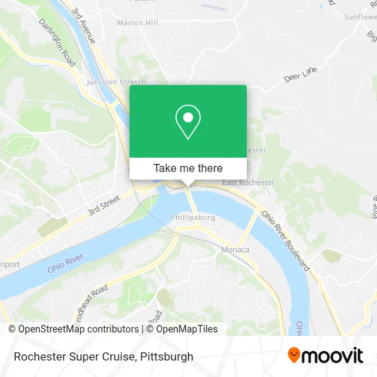 Rochester Super Cruise map
