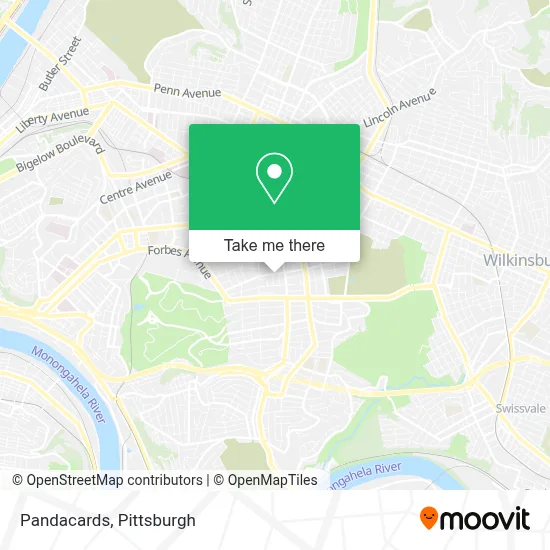 Pandacards map