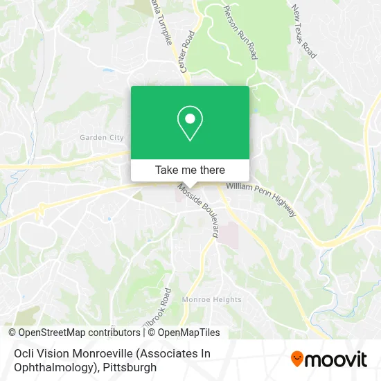 Ocli Vision Monroeville (Associates In Ophthalmology) map