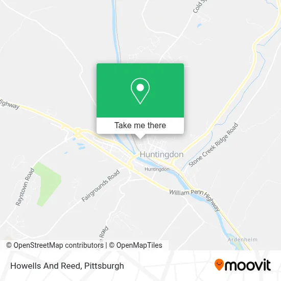 Howells And Reed map