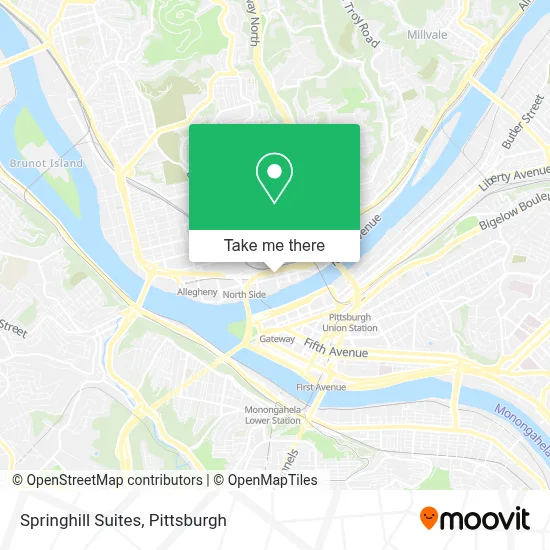 Springhill Suites map