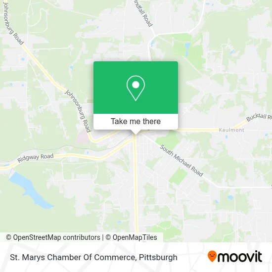 St. Marys Chamber Of Commerce map