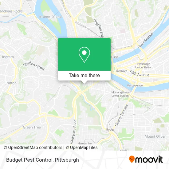 Budget Pest Control map