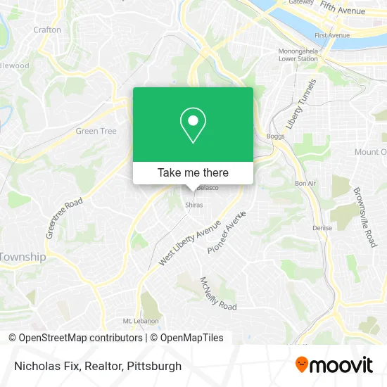 Nicholas Fix, Realtor map