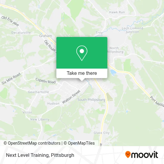 Next Level Training map