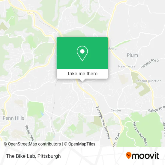 The Bike Lab map