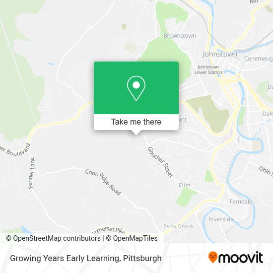 Growing Years Early Learning map