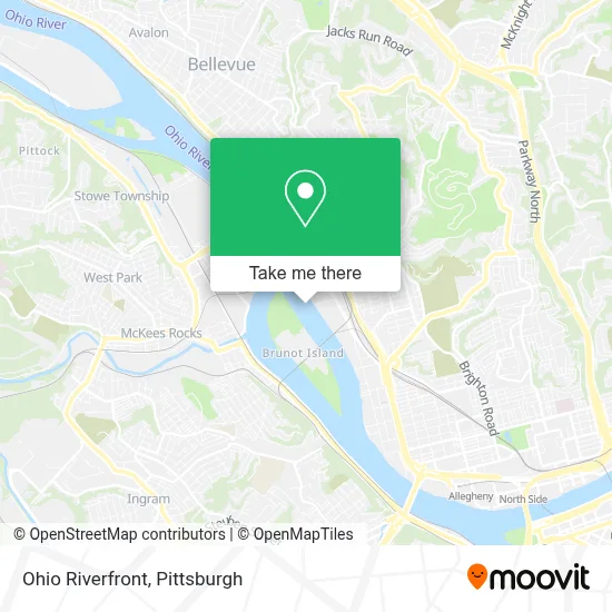 Ohio Riverfront map