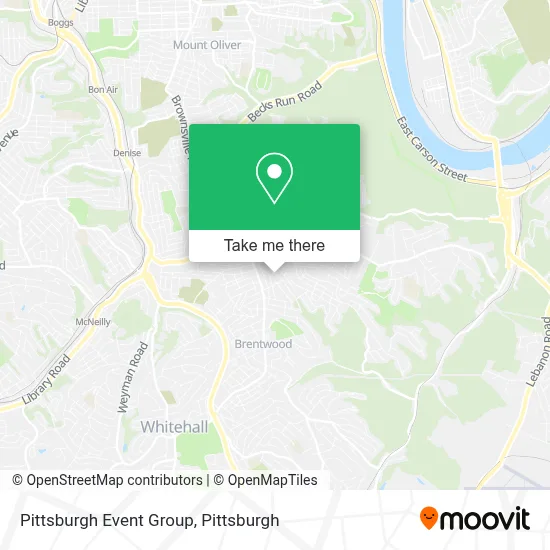 Pittsburgh Event Group map