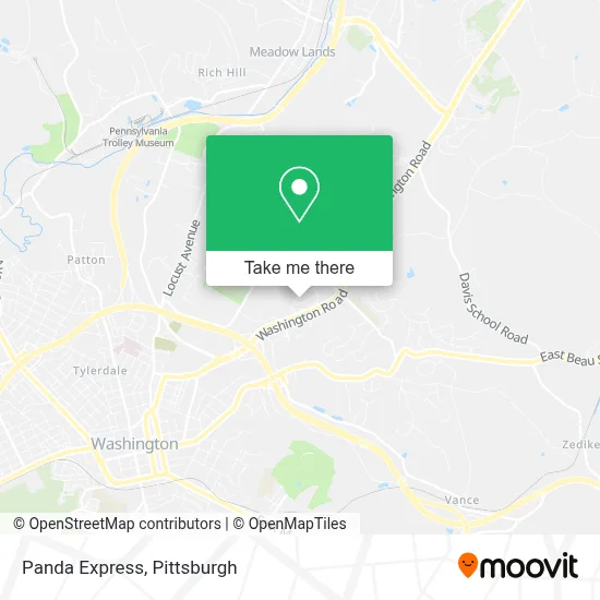 Panda Express map