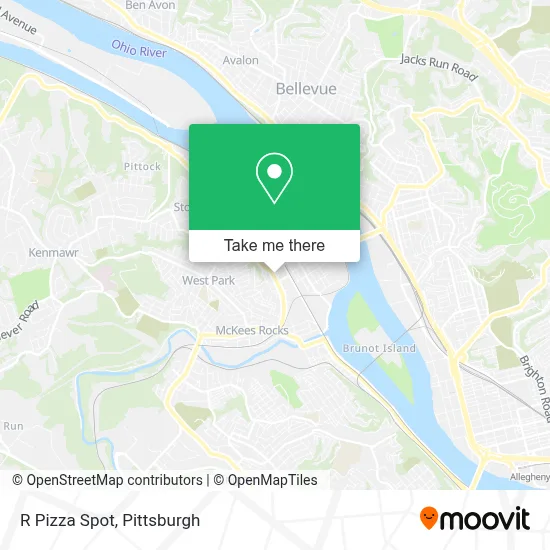 R Pizza Spot map