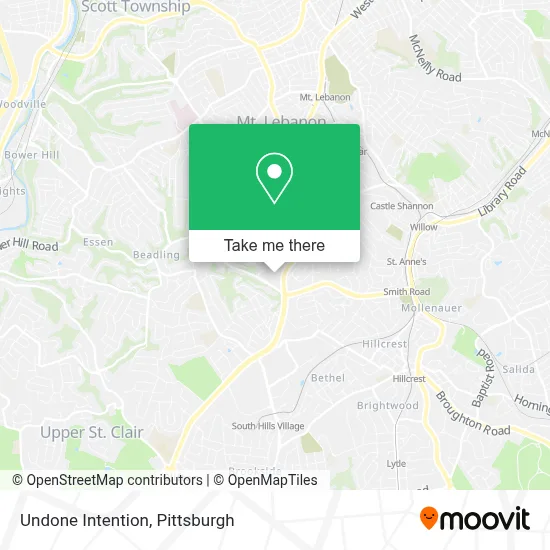 Undone Intention map