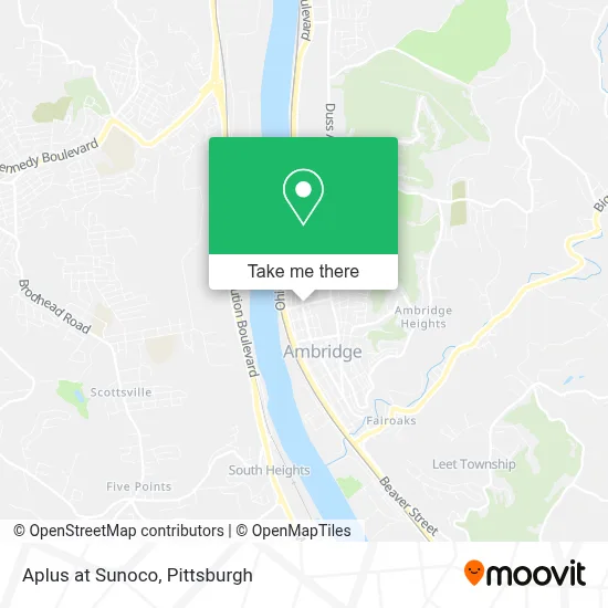 Aplus at Sunoco map