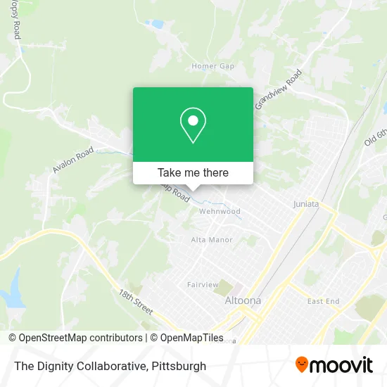 The Dignity Collaborative map