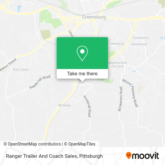 Ranger Trailer And Coach Sales map