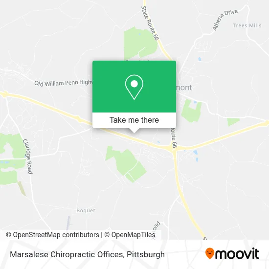 Marsalese Chiropractic Offices map