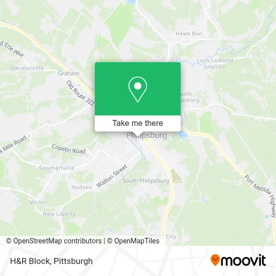 H&R Block map