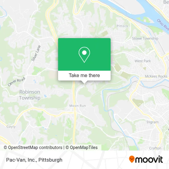 Pac-Van, Inc. map