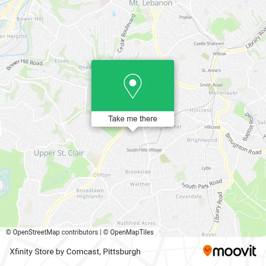 Xfinity Store by Comcast map