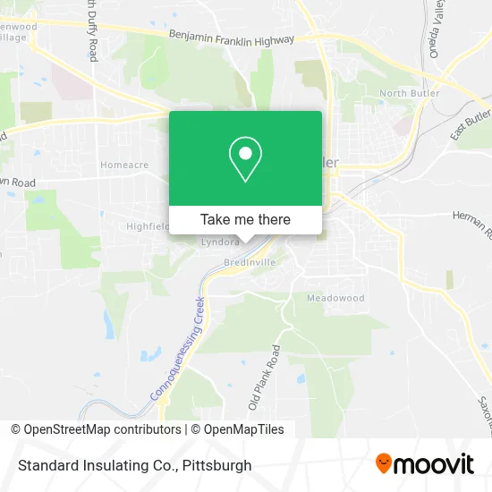 Standard Insulating Co. map