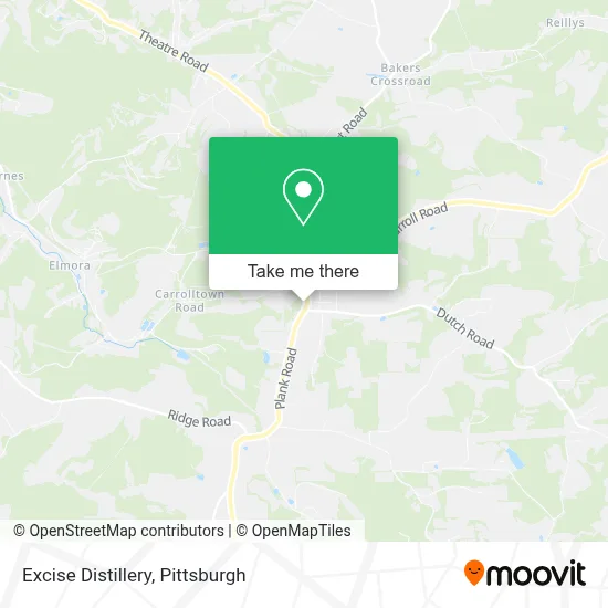 Excise Distillery map