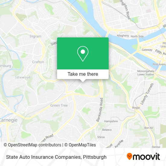 State Auto Insurance Companies map