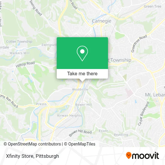 Xfinity Store map