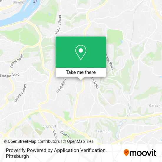 Proverify Powered by Application Verification map