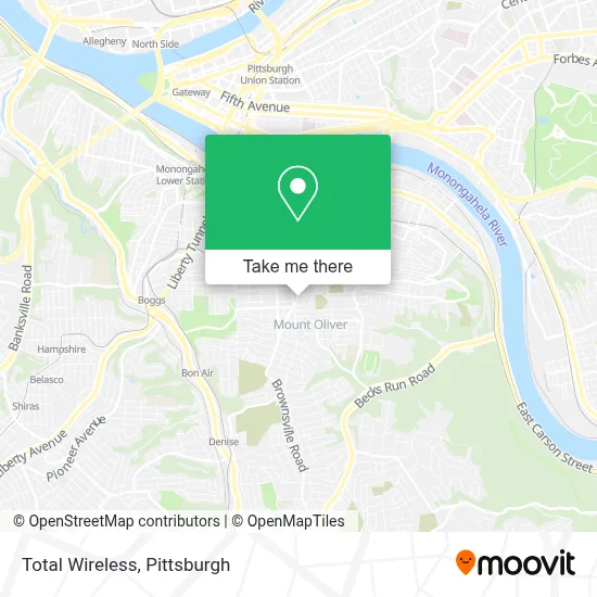 Total Wireless map