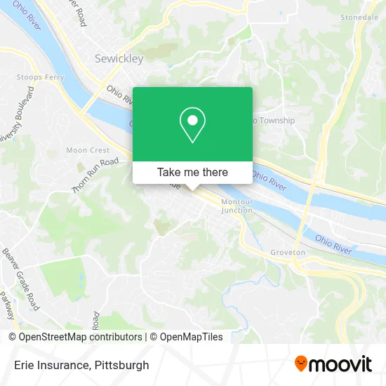 Erie Insurance map