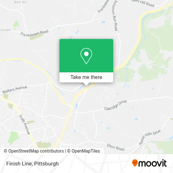 Finish Line map