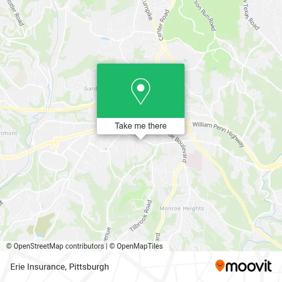 Erie Insurance map