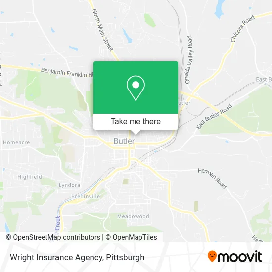 Wright Insurance Agency map