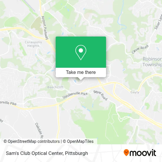 Sam's Club Optical Center map