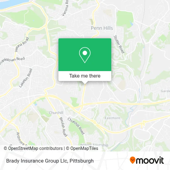 Brady Insurance Group Llc map