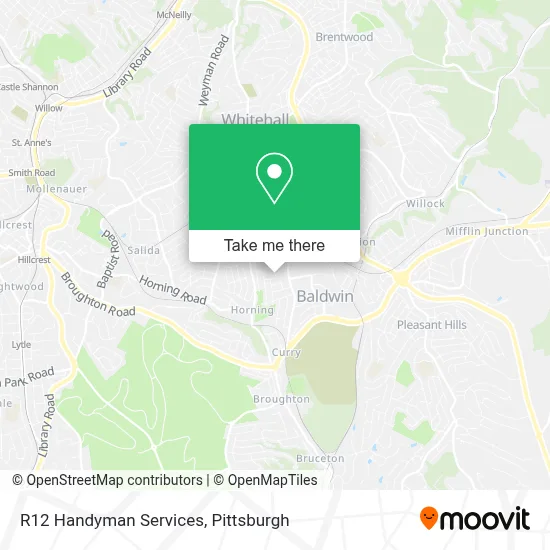 R12 Handyman Services map