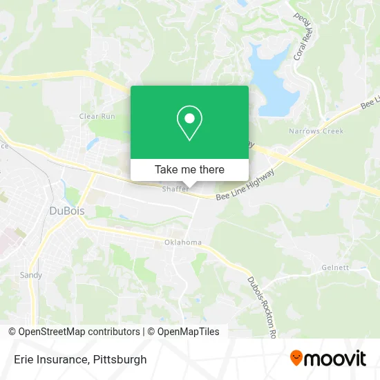 Erie Insurance map
