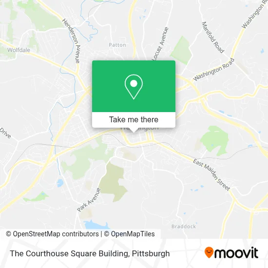 The Courthouse Square Building map
