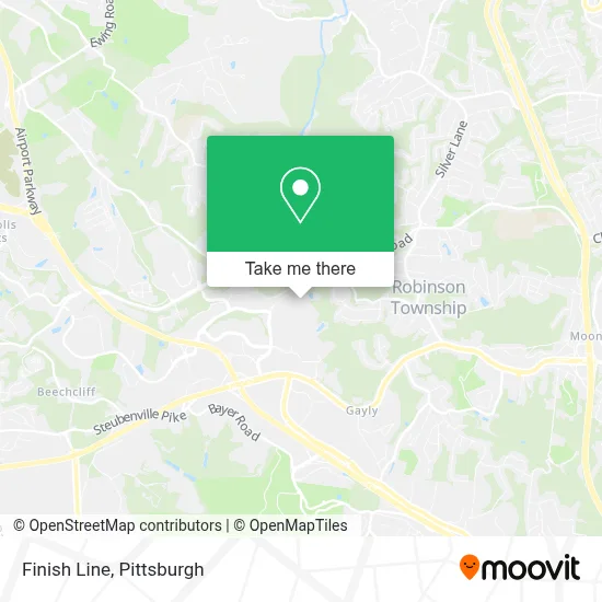 Finish Line map