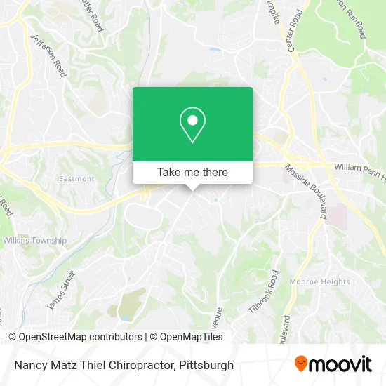 Nancy Matz Thiel Chiropractor map
