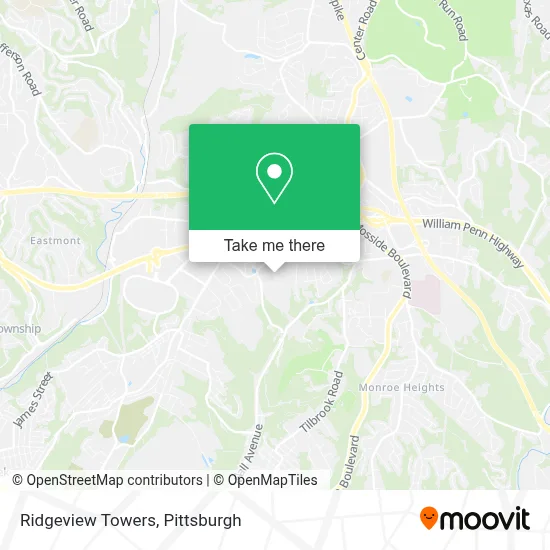 Ridgeview Towers map