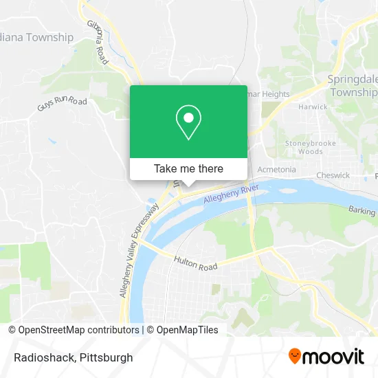 Radioshack map