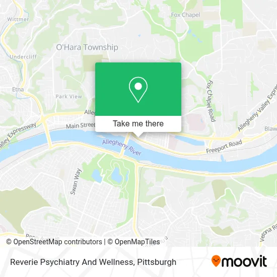 Reverie Psychiatry And Wellness map