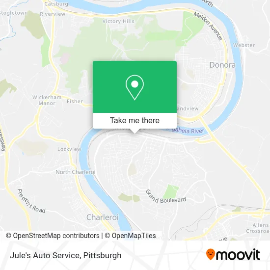 Jule's Auto Service map