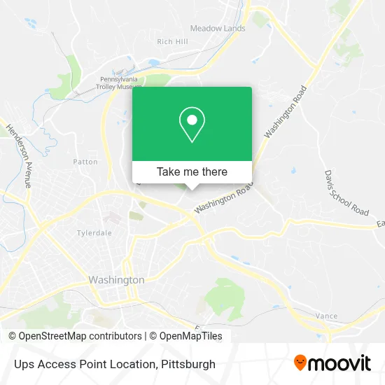 Ups Access Point Location map
