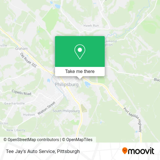 Tee Jay's Auto Service map