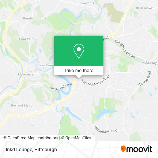 Inkd Lounge map