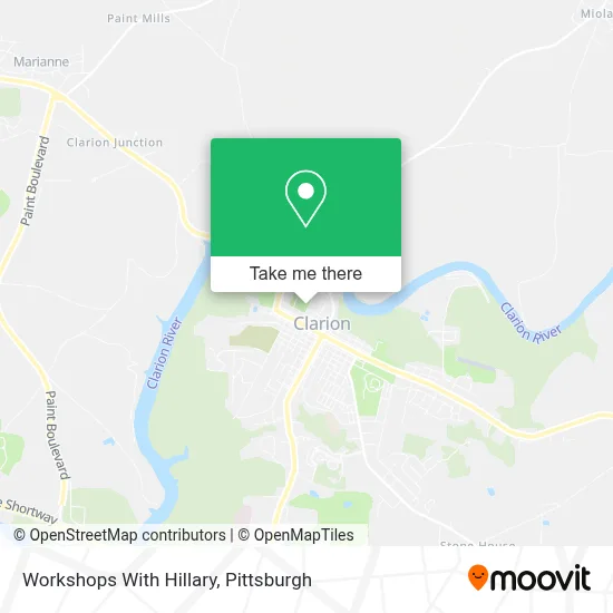 Workshops With Hillary map