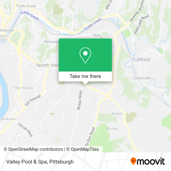 Valley Pool & Spa map