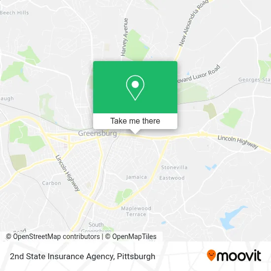 2nd State Insurance Agency map